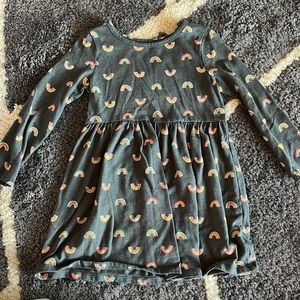 Long sleeve rainbow dress
